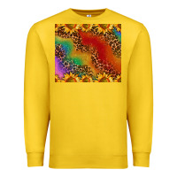 Lemon pride sunflower  rainbow leopard Premium Sweatshirt - AdoDesignShop