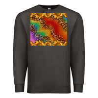 Smoke pride sunflower  rainbow leopard Premium Sweatshirt - AdoDesignShop