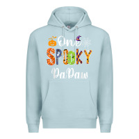 Blue Mist grandpa family halloween matching shirts, one spooky papaw t shirt Premium Hoodie - maiPhamDesign