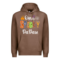 Chestnut grandpa family halloween matching shirts, one spooky papaw t shirt Premium Hoodie - maiPhamDesign