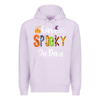 Lilac grandpa family halloween matching shirts, one spooky papaw t shirt Premium Hoodie - maiPhamDesign