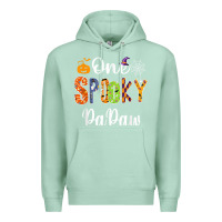 Seafoam grandpa family halloween matching shirts, one spooky papaw t shirt Premium Hoodie - maiPhamDesign