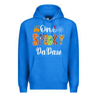 True Royal grandpa family halloween matching shirts, one spooky papaw t shirt Premium Hoodie - maiPhamDesign