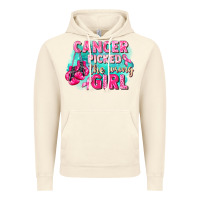 Vintage Artic Cancer picked the wrong girl Breast Cancer Vintage Hoodie - FaDigitalArtStudio