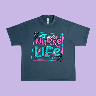 Nurse Life Olivia  (1) Urban Heavy Tee Designed By Oliviacreatesart