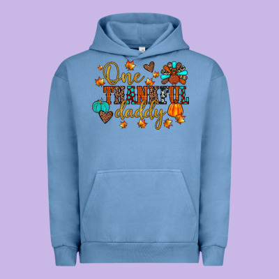 One Thankful Daddy Urban Hoodie Designed By Jahusdesignshop