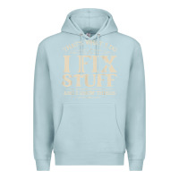 Blue Mist that's what i do i fix stuff and i know things funny saying t shirt Premium Hoodie - maiPhamDesign