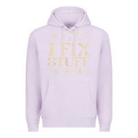 Lilac that's what i do i fix stuff and i know things funny saying t shirt Premium Hoodie - maiPhamDesign