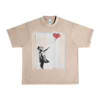 French Oak banksy balloon girl cute Urban Heavy Tee - maiPhamDesign