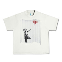 Pistachio banksy balloon girl cute Urban Heavy Tee - maiPhamDesign