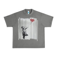 Tornado banksy balloon girl cute Urban Heavy Tee - maiPhamDesign
