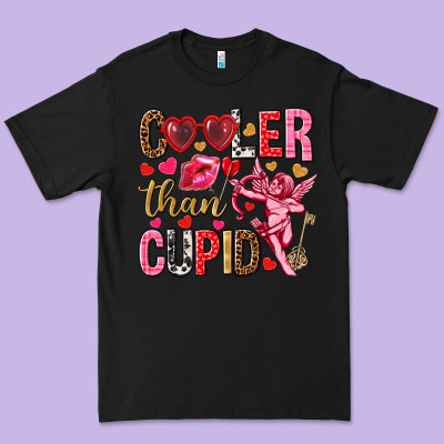 Cooler Than Cupid Valentine's Day Premium Tee Designed By Howdyjamesfarm