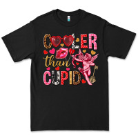 Black Cooler than Cupid Valentine's Day Premium Tee - HowdyJamesFarm