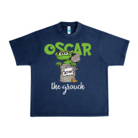 Navy oscar the grouch Urban Heavy Tee - maiPhamDesign