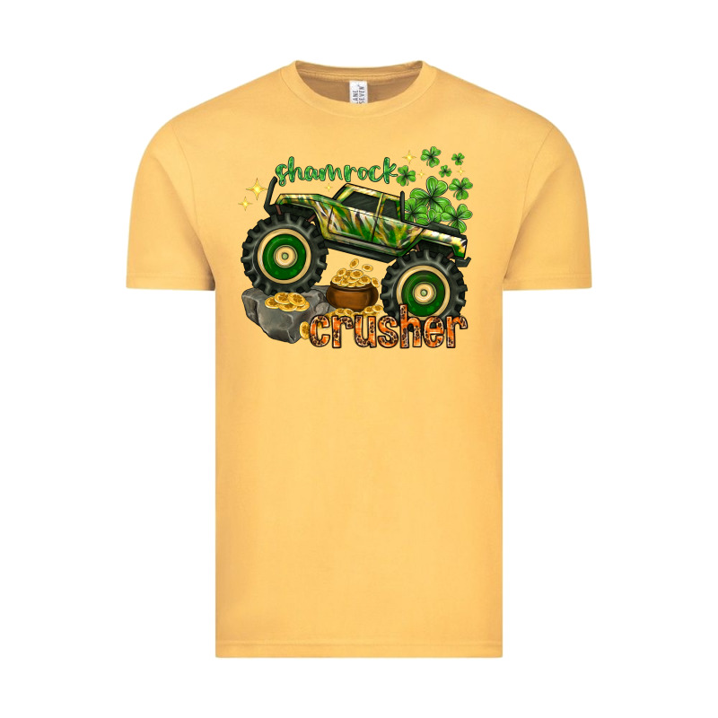 Shamrock Crusher St. Patrick's Day Vintage Tee by HowdyJamesFarm | Teevron