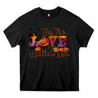 Black For The Love Of Halloween Heavy Core Tee - RanaPortraitStore
