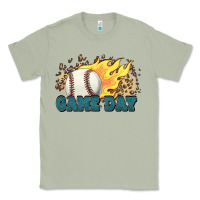 Matcha game day baseball leopard flames fireball Classic Tee - HowdyJamesFarm