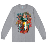 Heather Grey Let's get lit Long Sleeve Tee - FaDigitalArtStudio