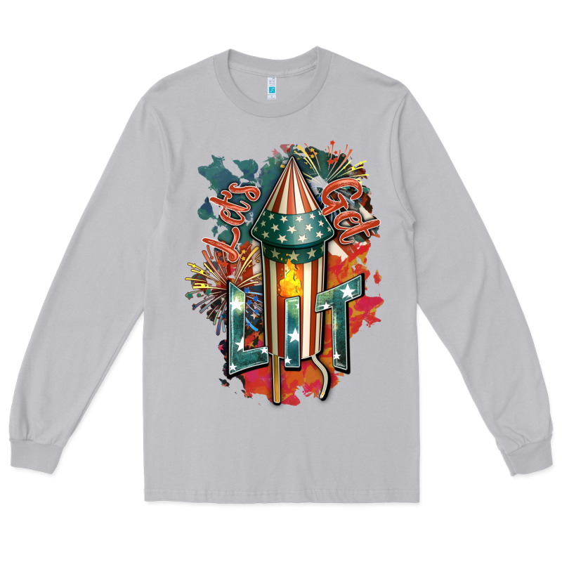 Let's Get Lit Long Sleeve Tee by FaDigitalArtStudio | Teevron