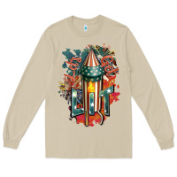 Mushroom Let's get lit Long Sleeve Tee - FaDigitalArtStudio