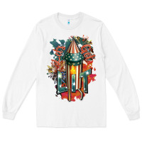 White Let's get lit Long Sleeve Tee - FaDigitalArtStudio