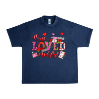 Navy one loved nurse valentine's day Urban Heavy Tee - OliviaCreatesArt