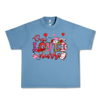 Pebble Blue one loved nurse valentine's day Urban Heavy Tee - OliviaCreatesArt
