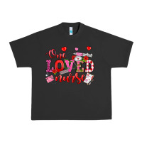 Pigment Black one loved nurse valentine's day Urban Heavy Tee - OliviaCreatesArt