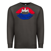 Smoke cambodian flag lips Premium Sweatshirt - AdoDesignShop