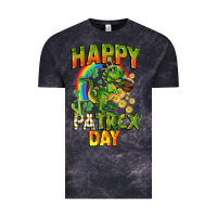 Cloud Black Happy St. Patrex Day Vintage Tee - CowGirlArtShop