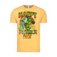 Vintage Mustard Happy St. Patrex Day Vintage Tee - CowGirlArtShop
