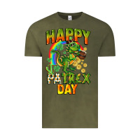 Vintage Olive Happy St. Patrex Day Vintage Tee - CowGirlArtShop