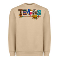 Mushroom texas with arrow and sunflowers Heavyweight Sweatshirt - Artiststas