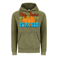 Vintage Olive Hey There Pumpkin Vintage Hoodie - FaDigitalArtStudio