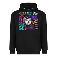 Black nurse nurse nurse with nurse element Heavyweight Hoodie - AdoDesignShop