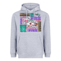 Heather Grey nurse nurse nurse with nurse element Heavyweight Hoodie - AdoDesignShop