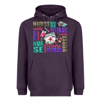 Plum nurse nurse nurse with nurse element Heavyweight Hoodie - AdoDesignShop