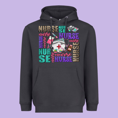 Nurse Nurse Nurse With Nurse Element Heavyweight Hoodie Designed By Adodesignshop