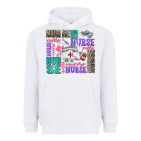 White nurse nurse nurse with nurse element Heavyweight Hoodie - AdoDesignShop