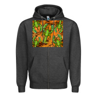 Charcoal Heather lobster tumbler Zipper Hoodie - BarkalooDesign