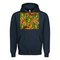 Navy lobster tumbler Zipper Hoodie - BarkalooDesign