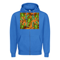 True Royal lobster tumbler Zipper Hoodie - BarkalooDesign