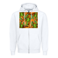 White lobster tumbler Zipper Hoodie - BarkalooDesign