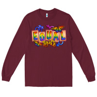 Burgundy Equal rights Long Sleeve Tee - FaDigitalArtStudio