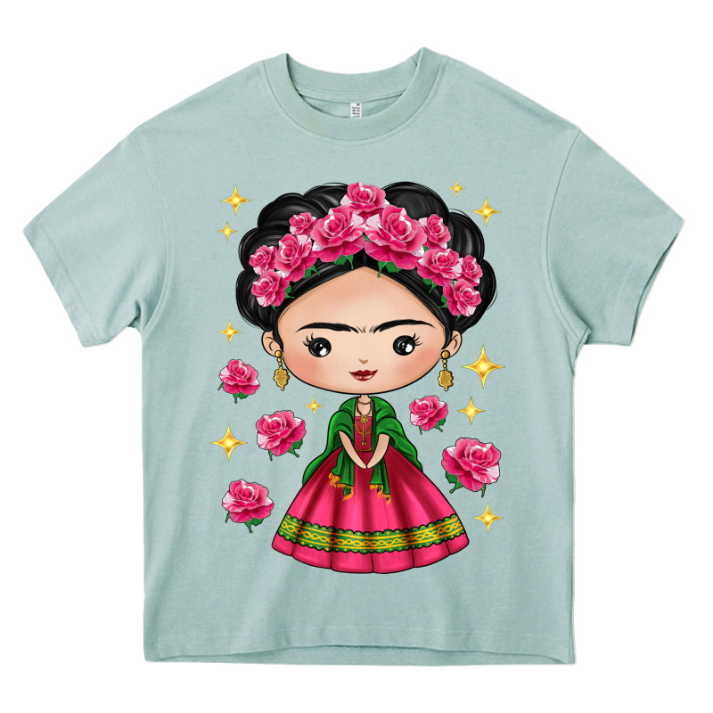 Mexican Girl Heavy Core Tee by texasbilliewilder | Teevron