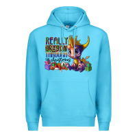 Ocean Blue real dragon through christmas Premium Hoodie - CowhideDigitalArt
