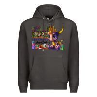 Smoke real dragon through christmas Premium Hoodie - CowhideDigitalArt