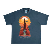 Midnight Navy Retro Animation  Novel Art Characters Poster Urban Heavy Tee - maiPhamDesign