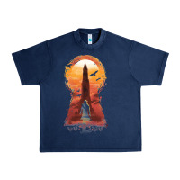 Navy Retro Animation  Novel Art Characters Poster Urban Heavy Tee - maiPhamDesign