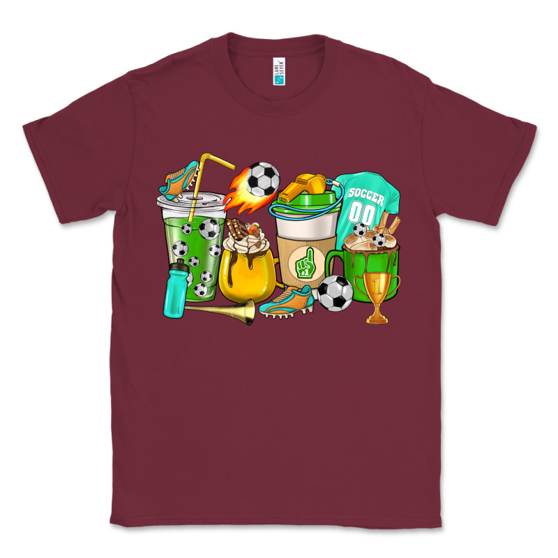 Football Coffee Cups Classic Tee by HowdyJamesFarm | Teevron